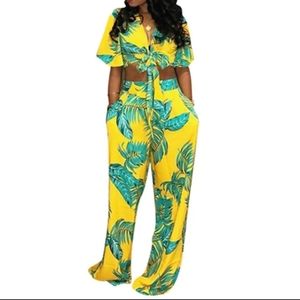 Floral print crop top